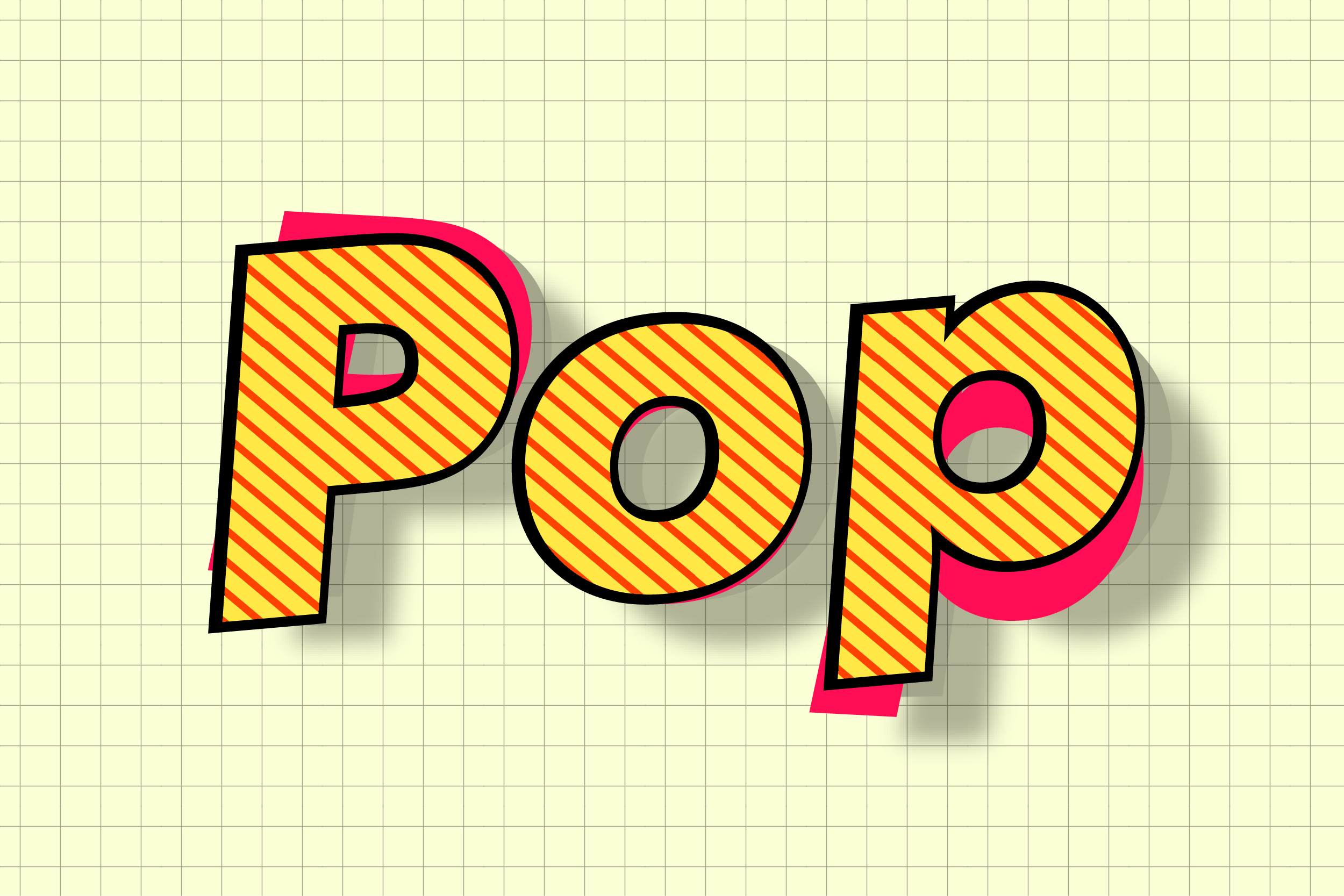 Pop Art Text Effect for Illustrator by memetxsaputra